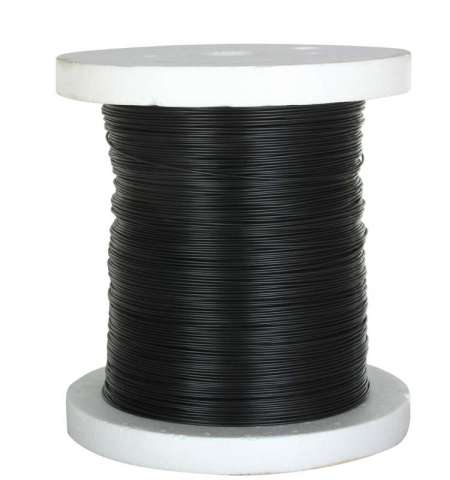 4*0.75mm multi-string end glow fiber optic cable with black jacket